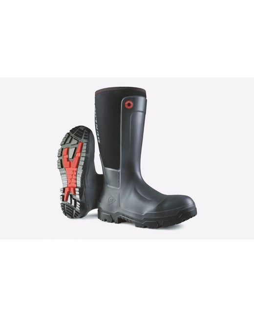 Dunlop Black Snugboot Workpro Safety Wellington