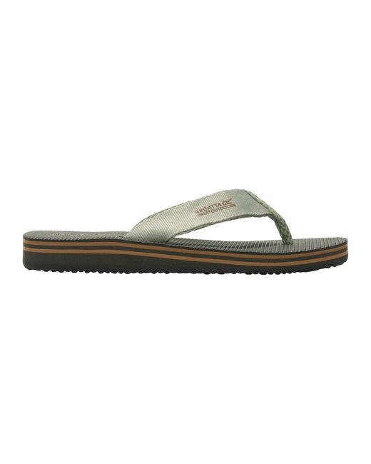 Regatta Green Rico Flip Flops (Dark/ for men