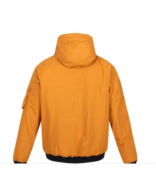 Regatta Orange Faizan Hooded Waterproof Jacket (Cathay Spice) for men