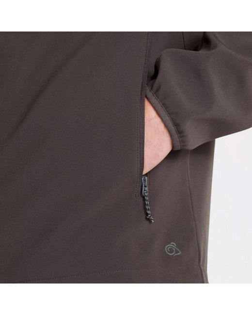 Craghoppers Blue Expert Basecamp Soft Shell Jacket (Carbon) for men