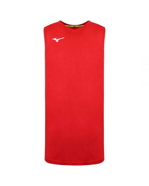 Mizuno Red Authentic Basketball Vest for men