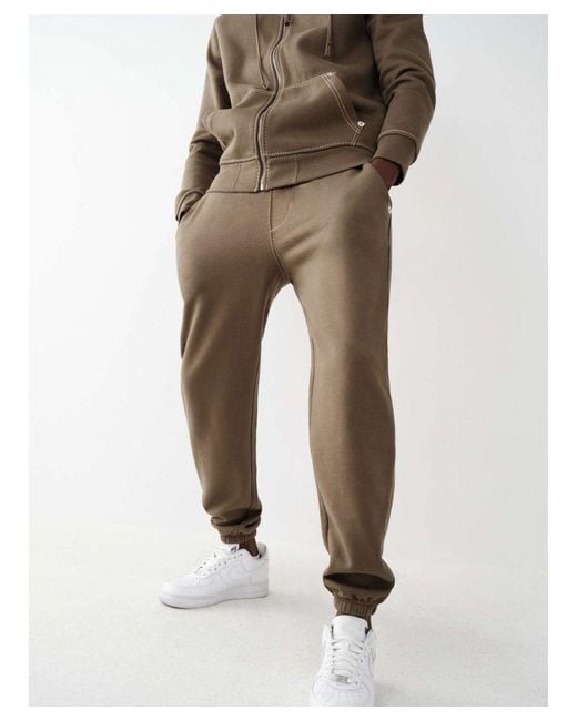 True Religion Green Big T Logo Jogger for men