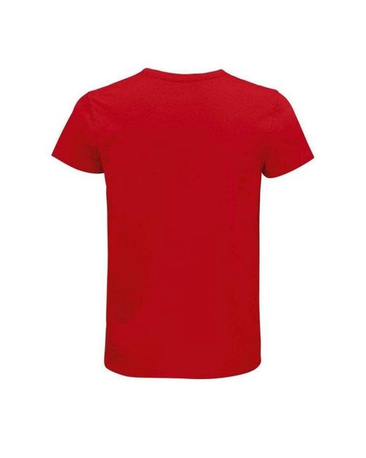 Sol's Red Adult Pioneer Organic T-Shirt