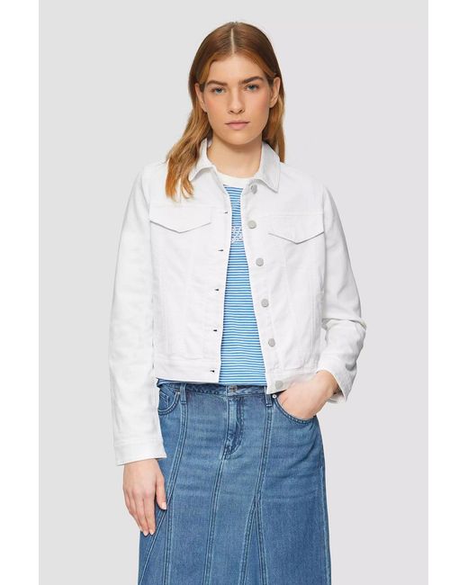 S.oliver White Boxy Denim Jacket