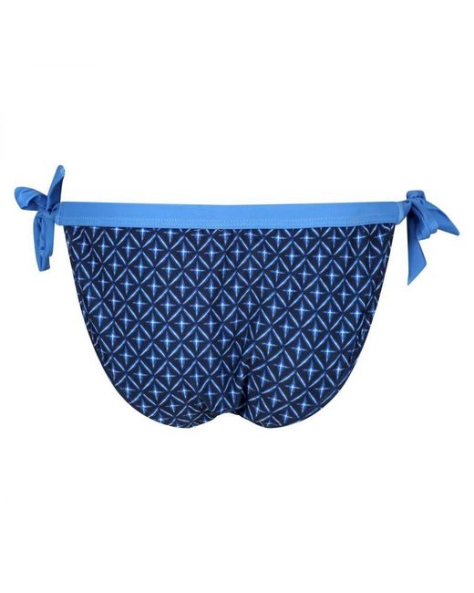 Regatta Blue Ladies Flavia Tile Bikini Bottoms