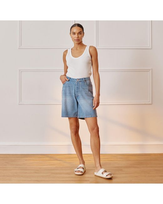 Albaray Blue Denim Jean Shorts