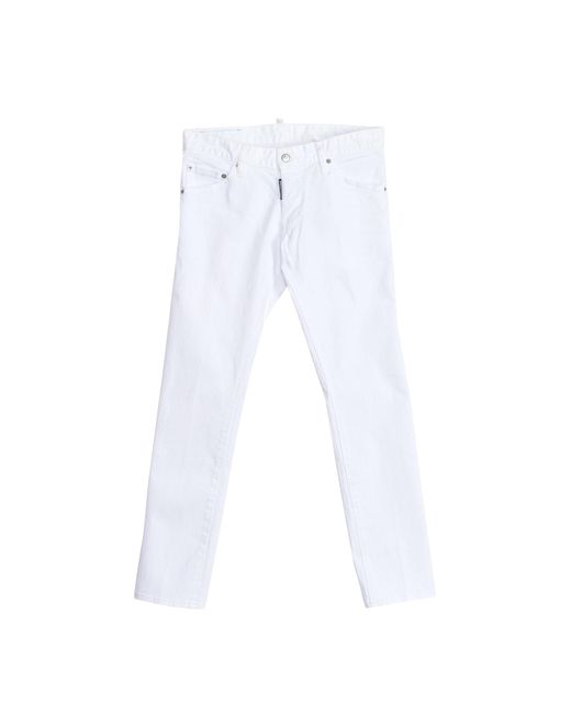 DSquared² White Long Pants S74La0883-S39781 for men