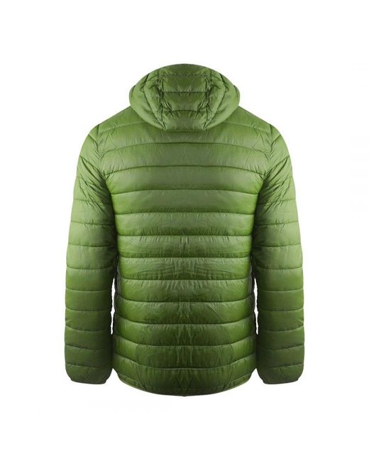 Aquascutum Green London Logo Army Active Hoodie Jacket for men