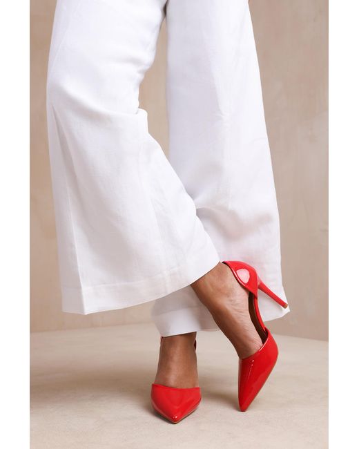 Where's That From White Wheres 'Aspen' Pointed Toe Stiletto High Heels