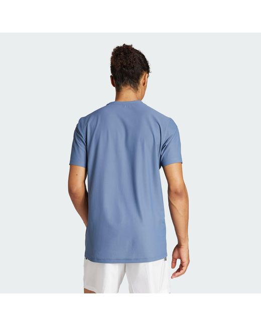 Adidas Originals Blue Own The Run Tee for men