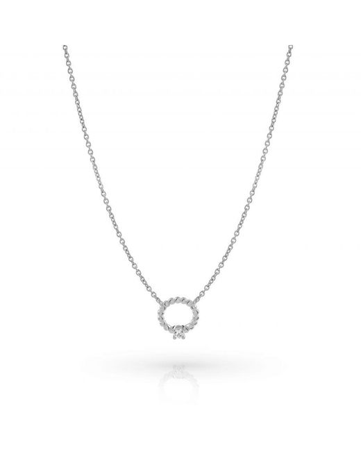 Orphelia Metallic 'Premium' 925 Sterling Set: Necklace + Earrings