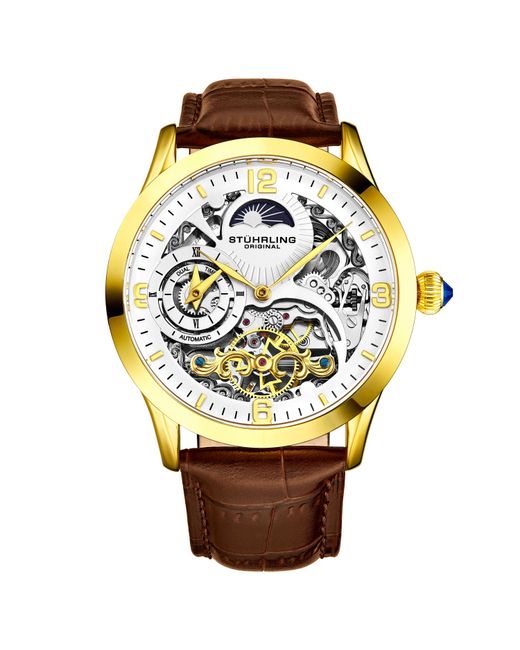 Stuhrling Metallic Special Reserve 3921 Automatic 44Mm Skeleton for men