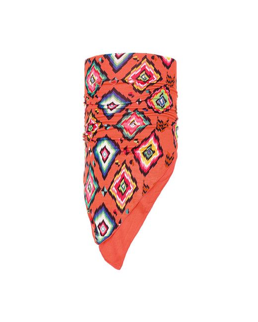 Buff Red Reversible Fleece Bandana With Elastic Fit 36400