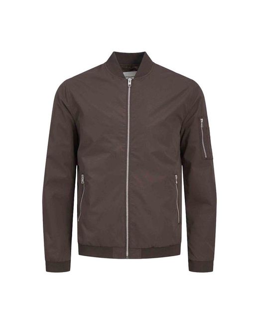 Jack & Jones Brown Bomber Jacket for men