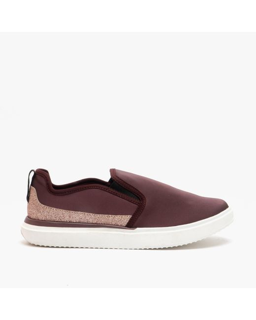 Rocket Dog Brown Becki Slip On Trainers Oxblood