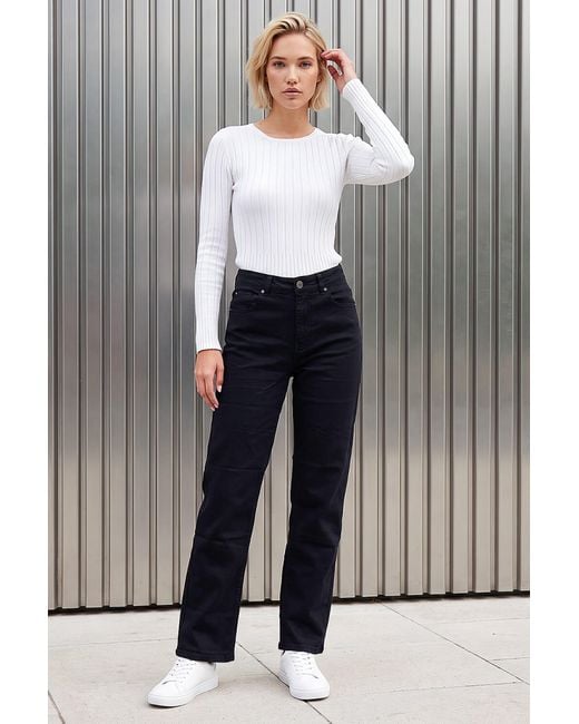 Roman Blue Straight Leg Stretch Jeans