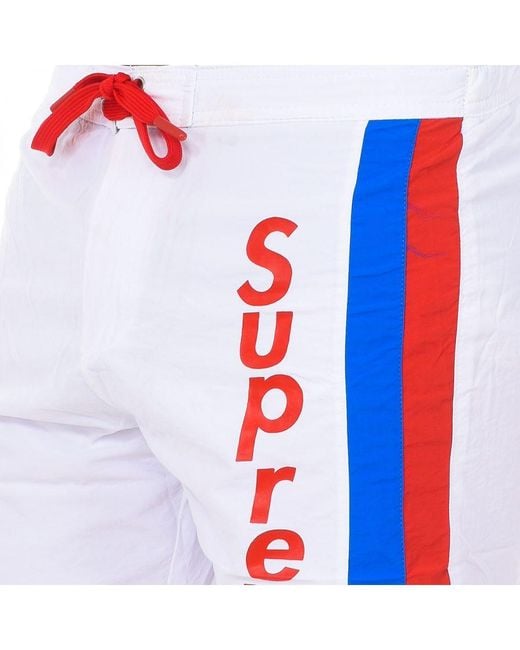 Supreme Blue Mid-Length Boxer Swimsuit Cm-30058-Bp for men