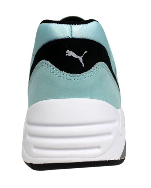 PUMA Gray Trinomic R698 Matt & Shine Aqua Lace Up Trainers 359305 05 B55E for men