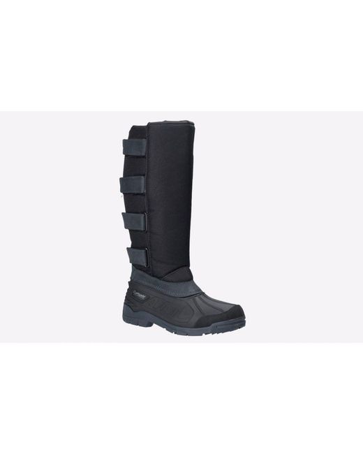 Cotswold Black Kemble Short Wellington Boot for men