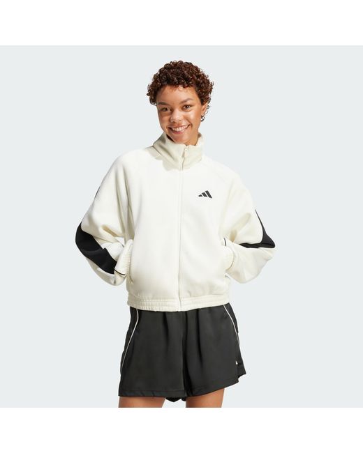 Adidas White Stadium Tracktop