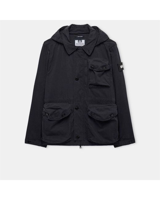 Weekend Offender Black Harporcrate Pocket Jacket for men