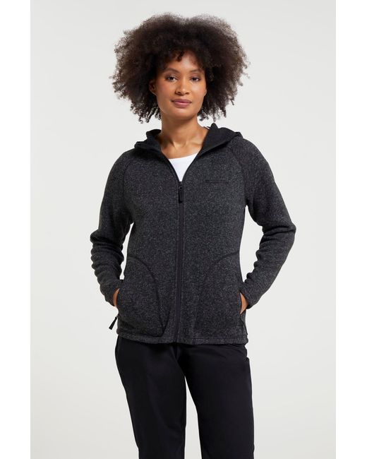 Mountain Warehouse Blue 'Nevis Fleece Jacket With Pockets Full Zip Base Layer