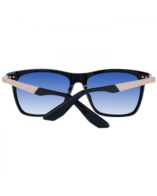 BMW Bw0002-h 01w Shiny Black Sunglasses in het Blue