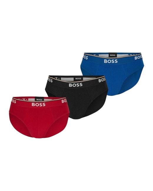 Boss Blue Premium Cotton Briefs (Pack Of 3) for men