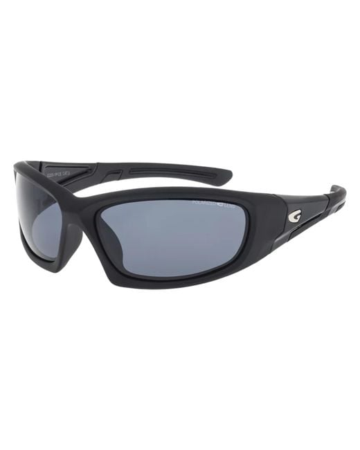 G.O.D Eyewear Black Samum Polarised Uv400 Sport Sunglasses With Mirror Hydrophobic Lens
