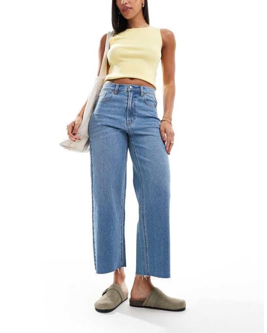 PacSun Blue Hepburn Low Rise Distressed Baggy Jeans