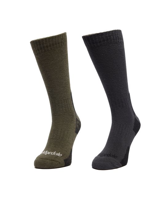 Bridgedale Black Dingle Walking & Hiking Socks Multipack for men