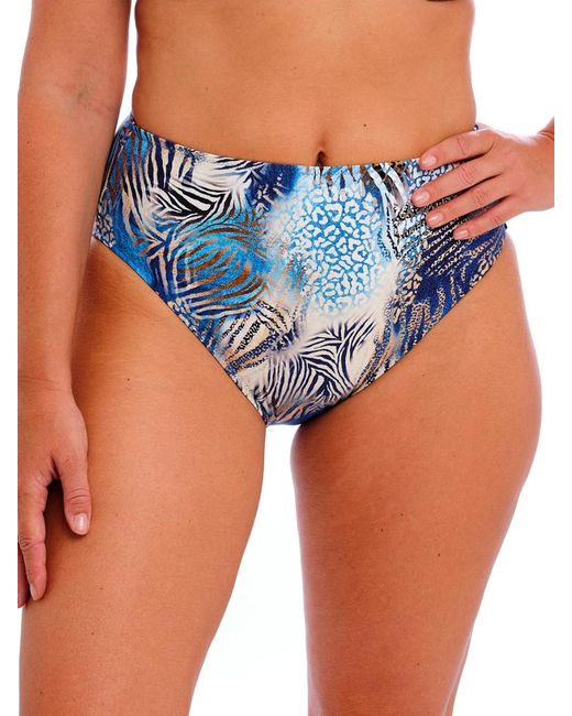 Fantasie Blue Seraya Sands High Waist Bikini Brief