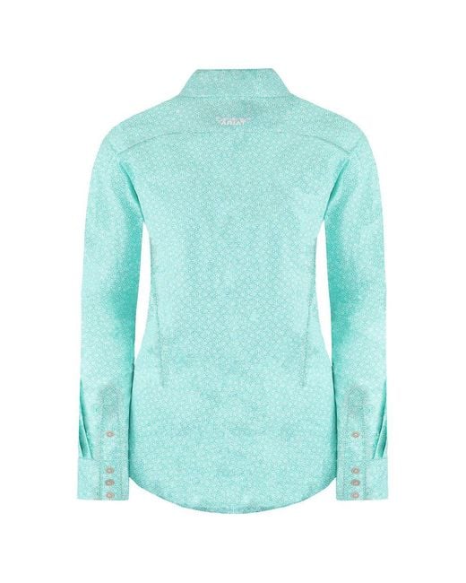 Ariat Blue Kirby Shirt Cotton