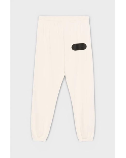 GALLERY DEPT. Natural Gd Sweatpants Cream, Heavyweight Cotton Relaxed Fit for men