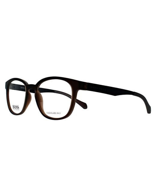 Boss Black Round Matte Dark Ruthenium 0871