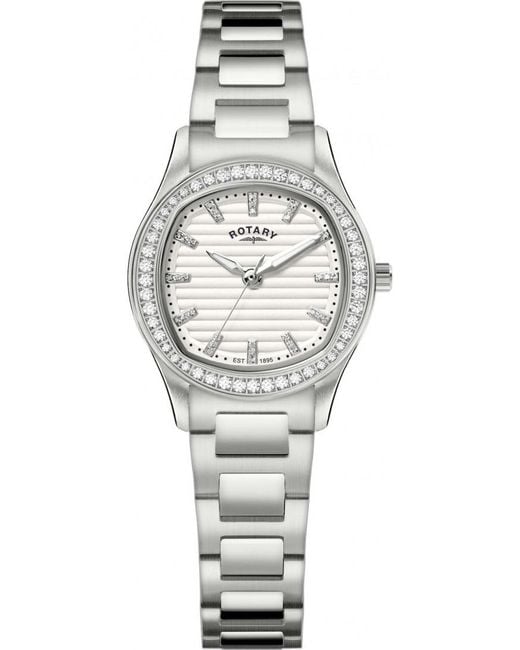 Rotary Gray Rlb10019-01 Ladies Heritage Watch