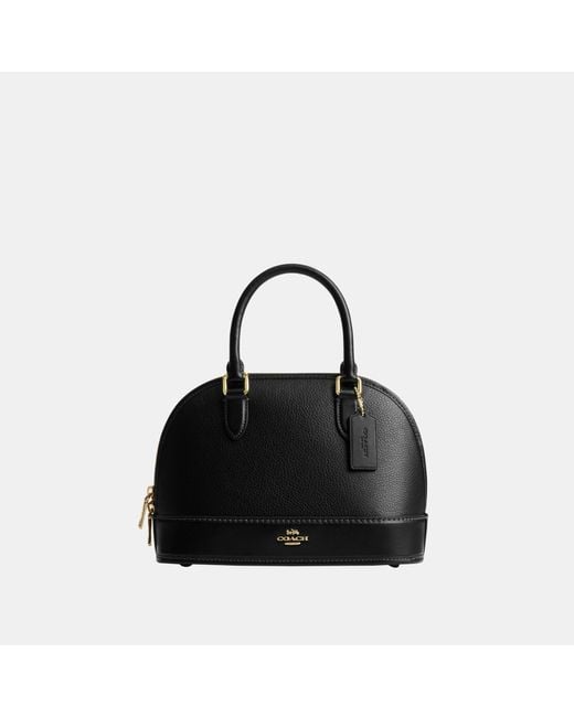 COACH Black Sabrina Satchel