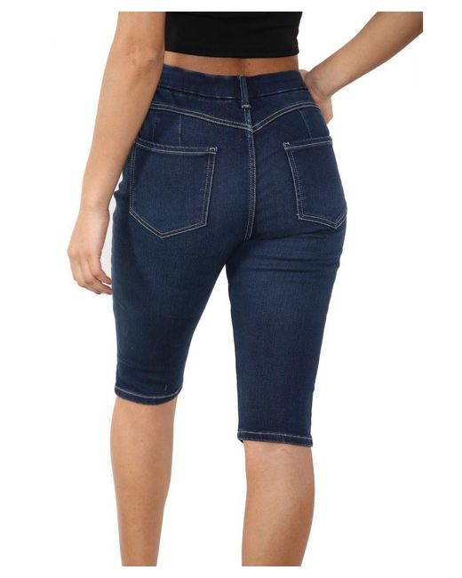 MYT Blue Magic Shaping High Waisted Denim Shorts