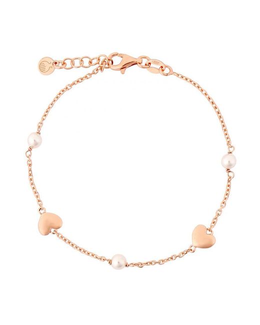 Orphelia White 'Nahara' 925 Sterling Set: Chain + Bracelet + Earrings