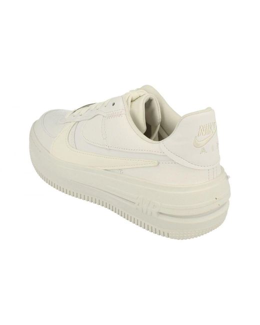 Nike White Air Force 1 Plt.Af.Orm Trainers