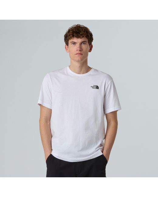 The North Face White Nse Box T-Shirt Tnf Cotton for men