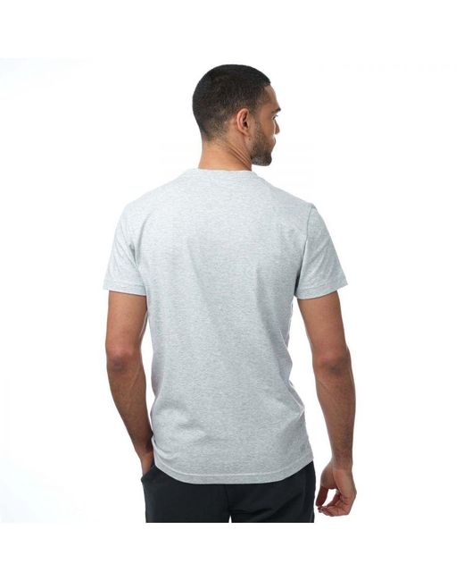 Lacoste Blue Stylized Logo Print Organic Cotton T-Shirt for men