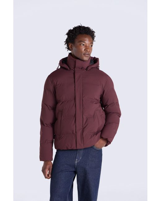 Mountain Warehouse Red 'Nimbus' Padded Jacket Water Resistant Breathable Coat for men