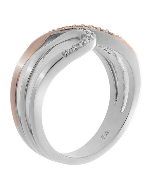 Orphelia Metallic 925 Sterling Ring