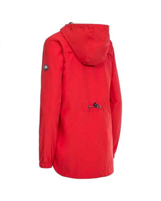 Trespass Red Ladies Flourish Waterproof Jacket