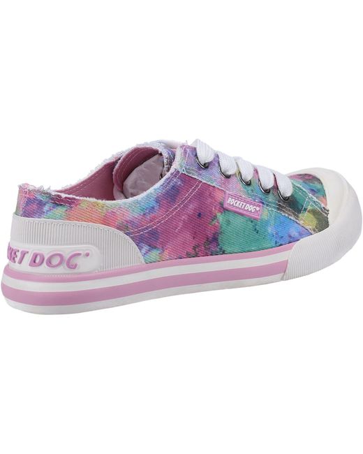 Rocket Dog Blue Jazzin Cotton /Multi Trainers
