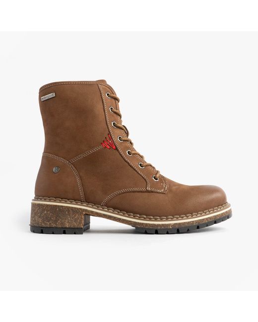 Josef Seibel Brown Waylynn 10 Lace Up Ankle Boots Leather