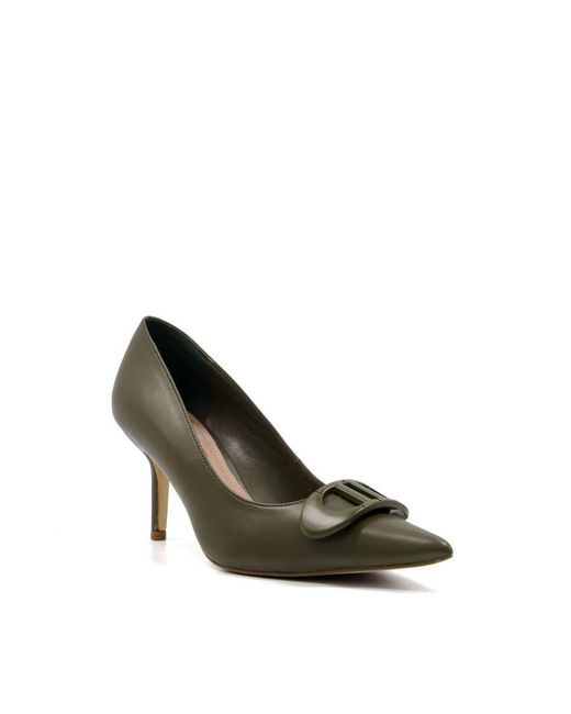 Dune Green Ladies Brioni 2 - Pointed Toe High Stiletto Heel Court Shoes