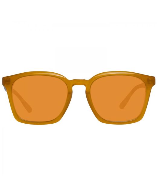 Scotch & Soda Brown Square Sunglasses With Gradient Lenses for men