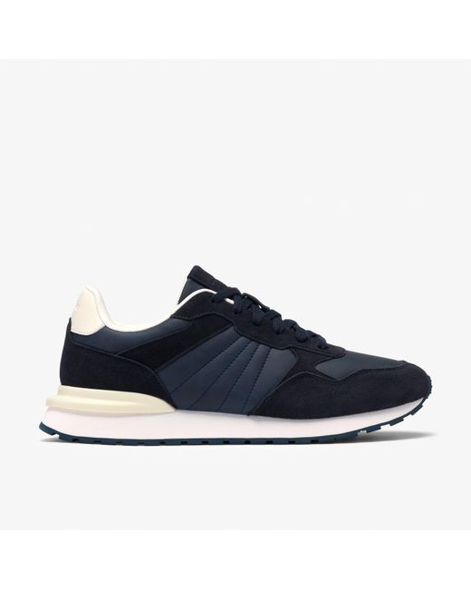 Clarks Blue Franco Lace Trainers for men